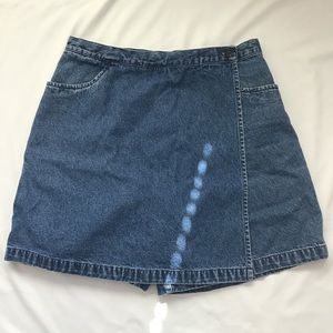 Vintage denim skort